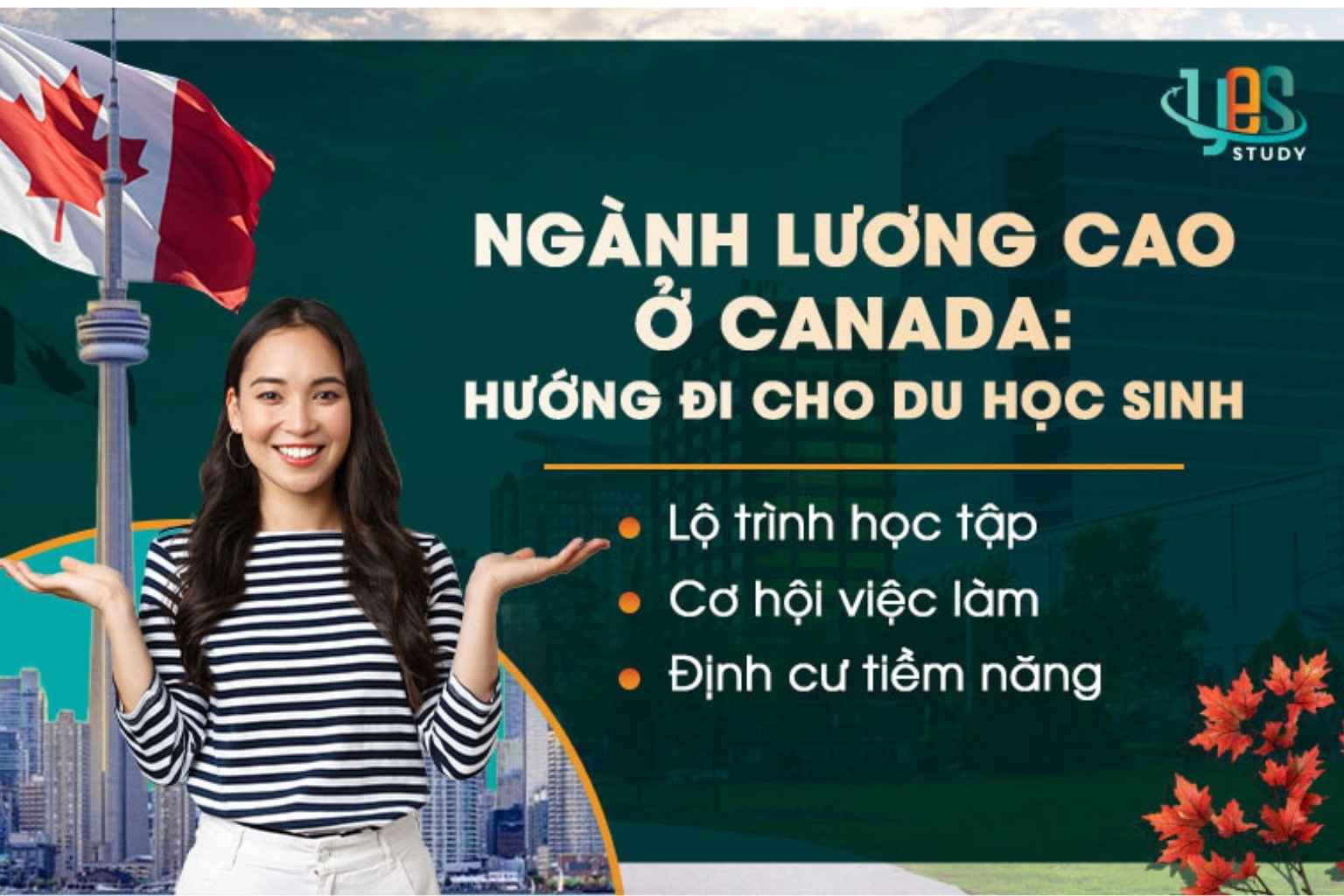 Những nghề lương cao ở Canada, hướng đi cho du học sinh