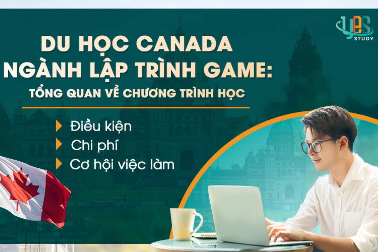 Chi tiết điều kiện học phí Du học ngành Lập trình và Phát triển game tại Canada