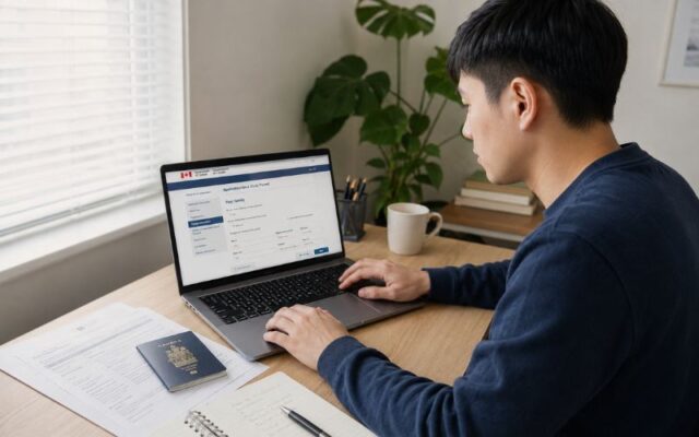 Điền các form khai di trú trực tuyến