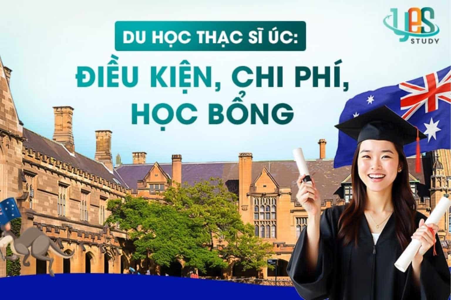 Du học Thạc sĩ Úc 2025: Điều kiện, chi phí và học bổng