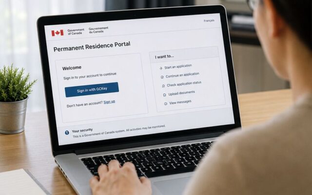 Khởi tạo tài khoản trên cổng thông tin IRCC PR Portal