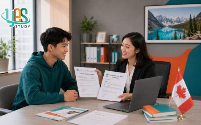 Xin LOA (Thư mời nhập học) và PAL (Thư xác nhận tỉnh bang)