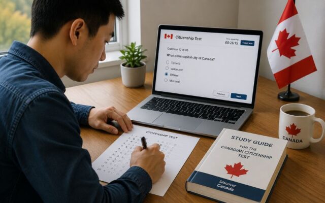 Hoàn thành kỳ thi Quốc tịch Canada