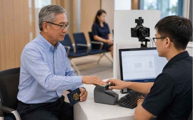 Đặt lịch hẹn và lấy sinh trắc học tại VFS Global