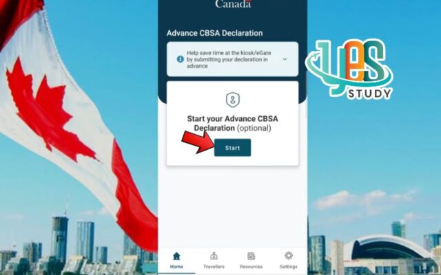 ĐIền tờ khai nhập cảnh Canada