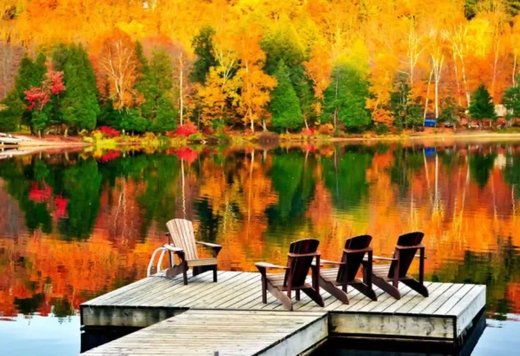 Mùa thu Canada tại Bán đảo Bruce, Ontario