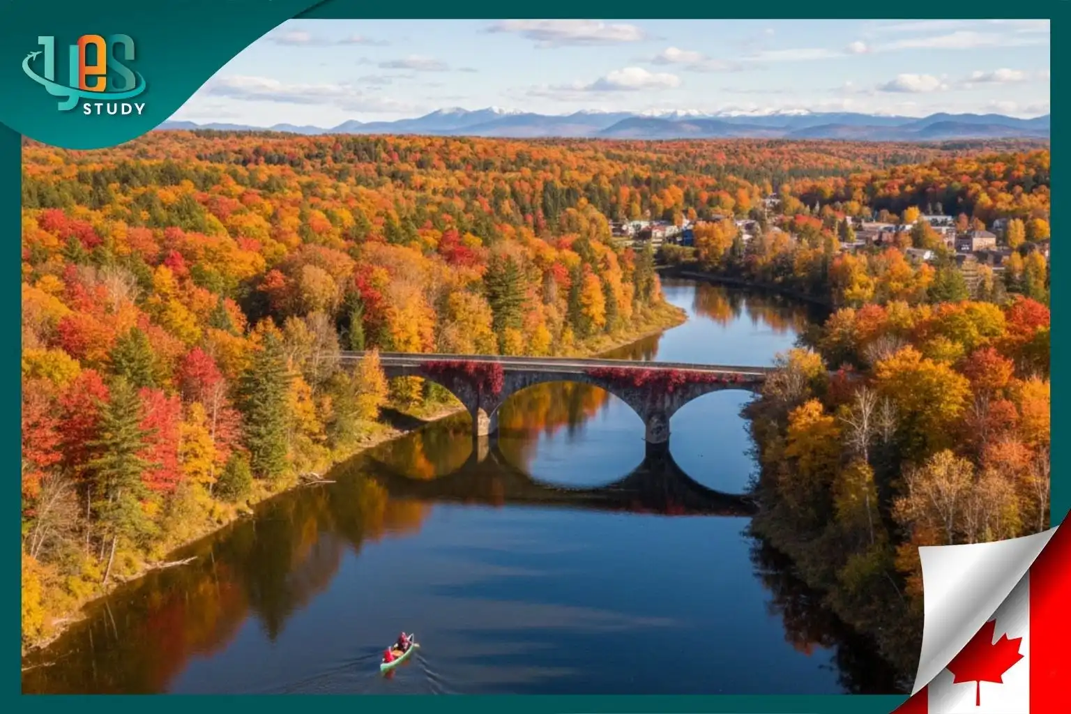 Bức tranh mùa thu Canada