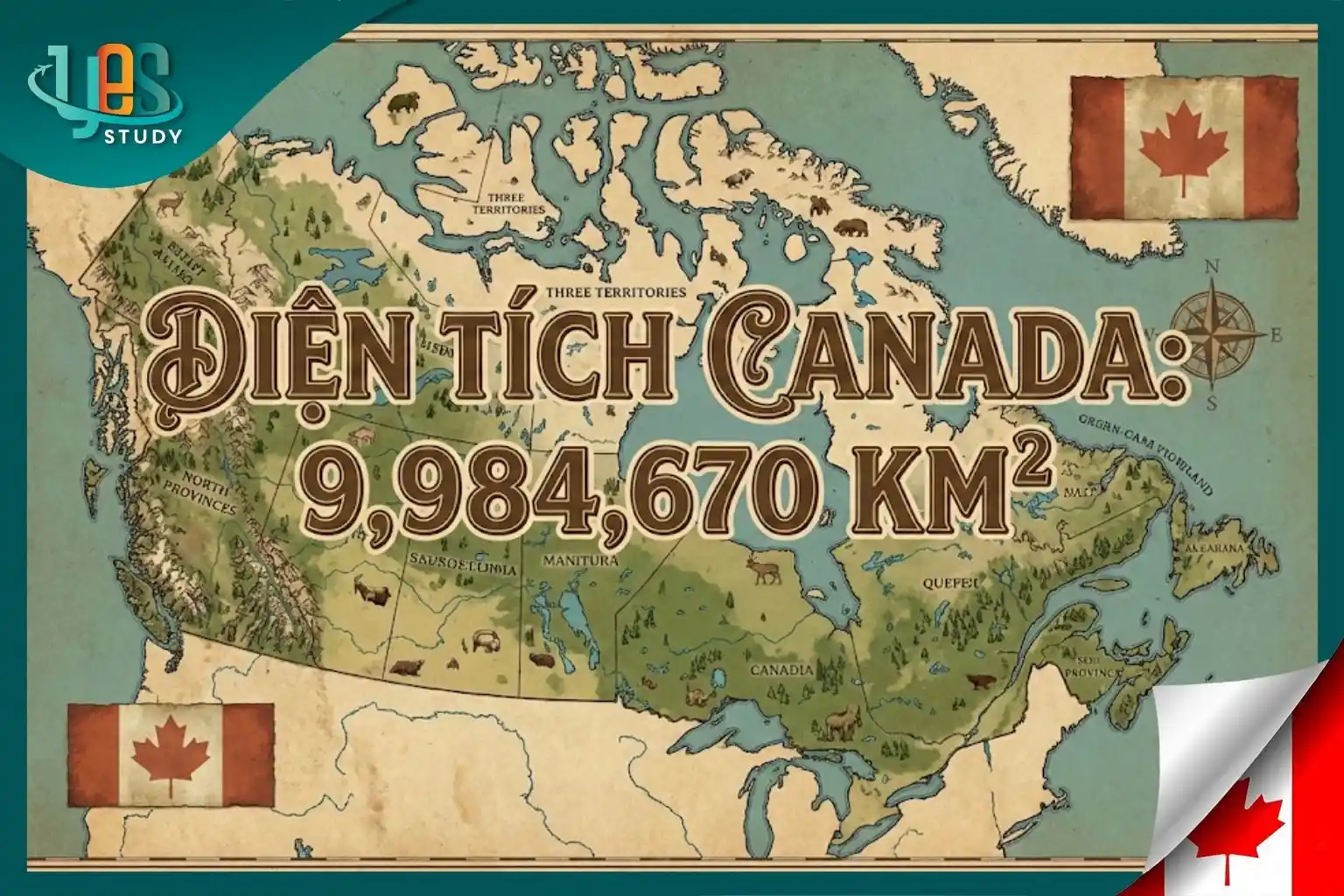 Diện tích Canada