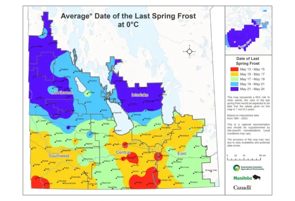 Tỉnh Manitoba | nông nghiệp - Khí hậu nông nghiệp của Manitoba