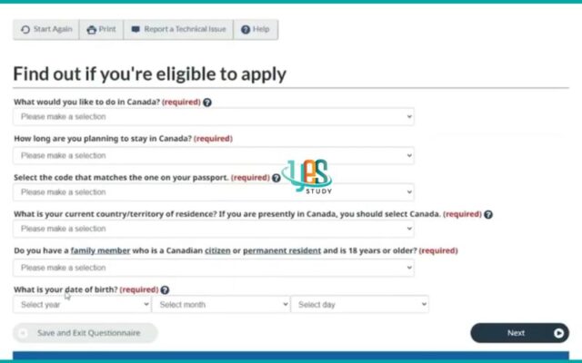 Eligibility Questionnaire