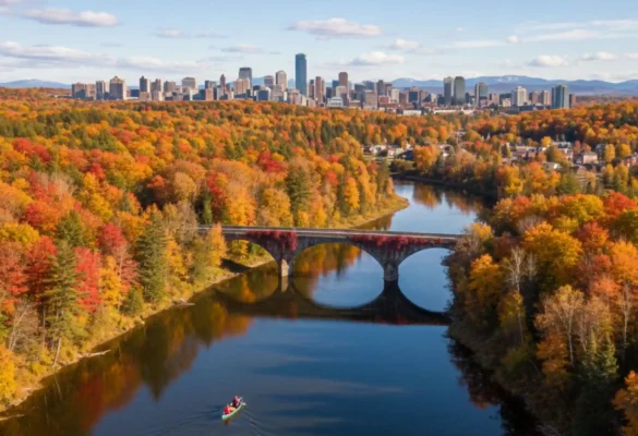 Toàn cảnh bức tranh mùa thu tuyệt đẹp tại Canada