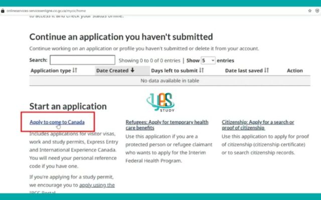 Apply to come to Canada