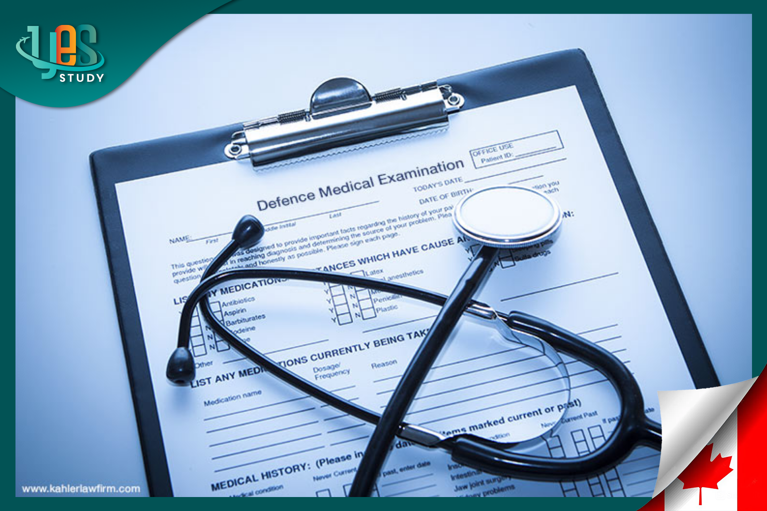 Medical examination for Canadian immigration